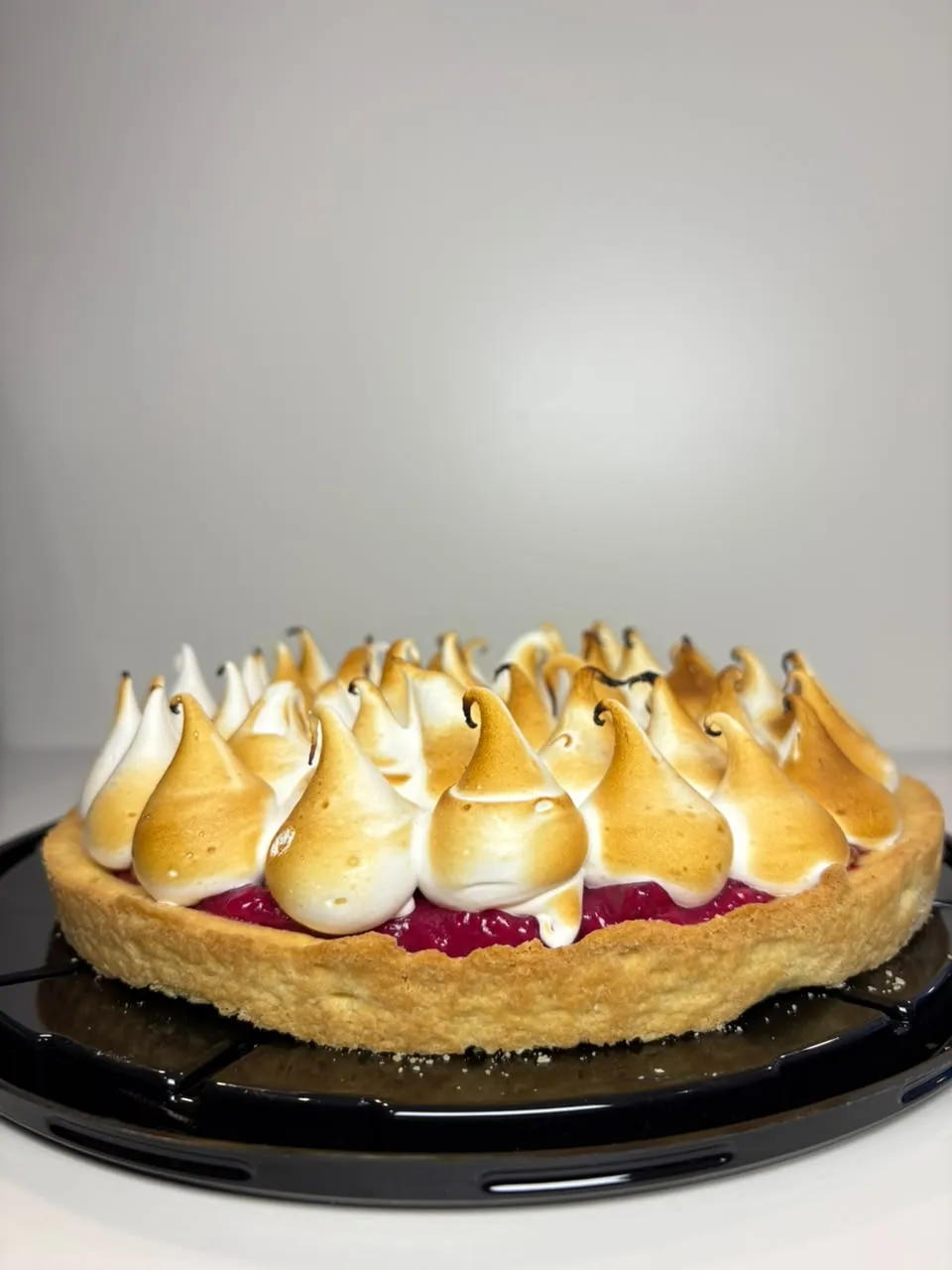 Pie de frambuesa grande
