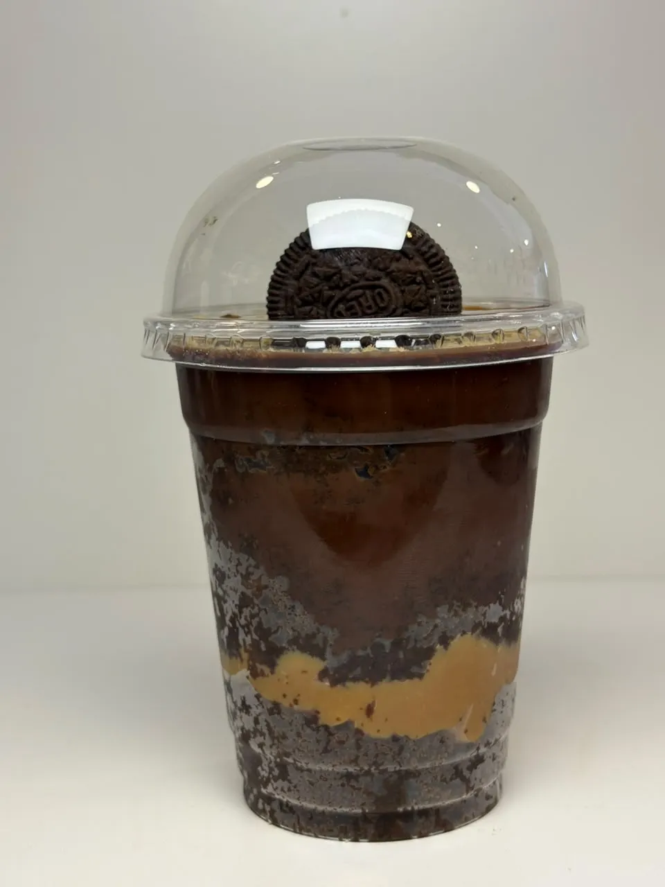 Torta en vaso brownie